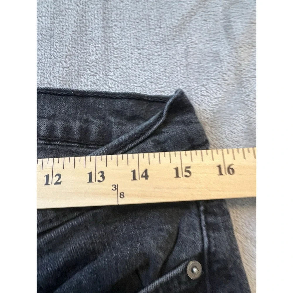 Levi's Mens Jeans 34x34 Black Stretch Denim 514 Straight Fit